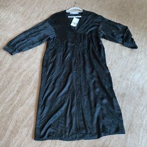 Zara Embroidered Kimono Dress‎